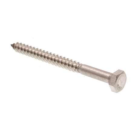 Prime-Line Hex Lag Screw 1/4in X 3in Grade 18-8 Stainless Steel 25PK 9055154